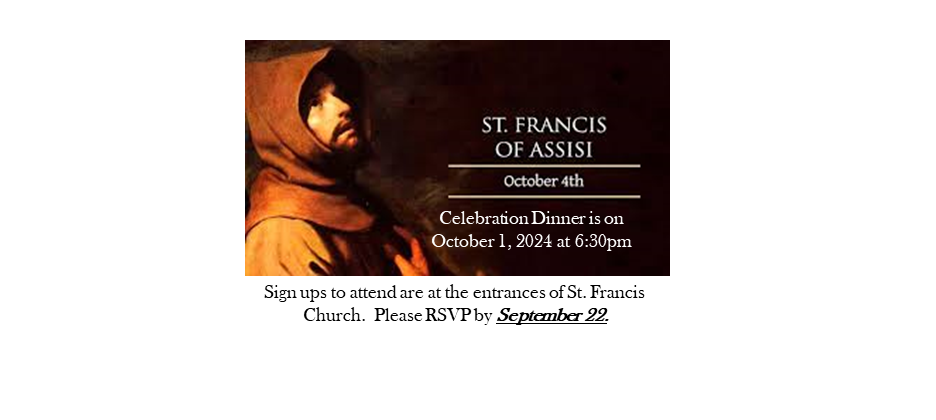 St. Francis Feast Day